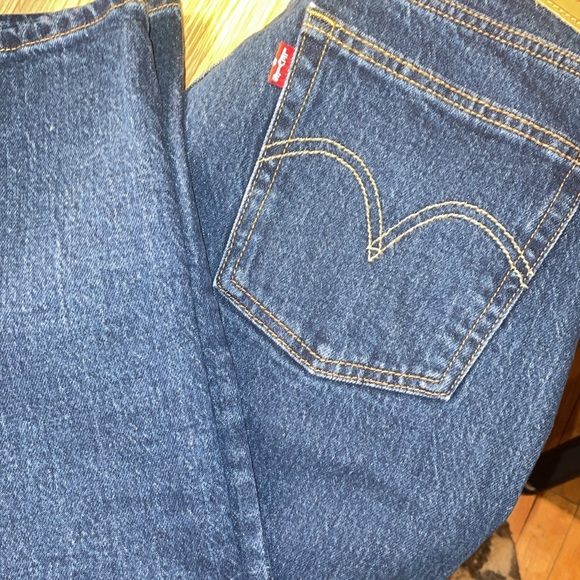 Levi's® Premium 501® ORIGINAL CROPPED JEANS size 28x28 - Picture 12 of 12